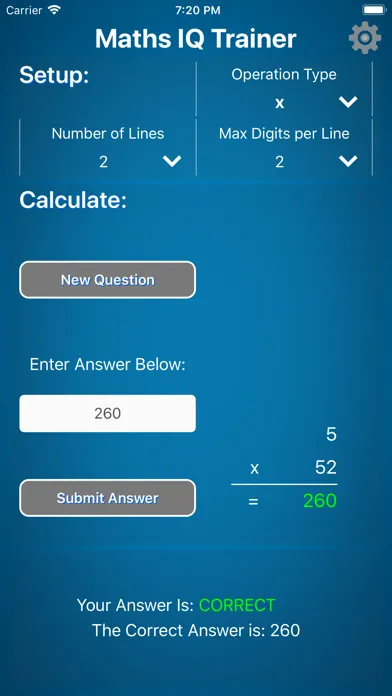 Maths IQ Trainer स्क्रीनशॉट