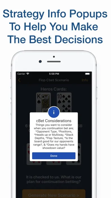 Poker Caddy - Quizzes & Tools 스크린샷