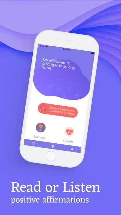 ภาพหน้าจอของ Growbox Positive Affirmations