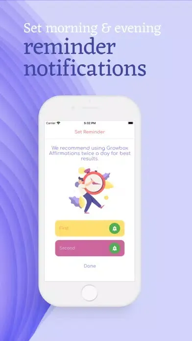 ภาพหน้าจอของ Growbox Positive Affirmations