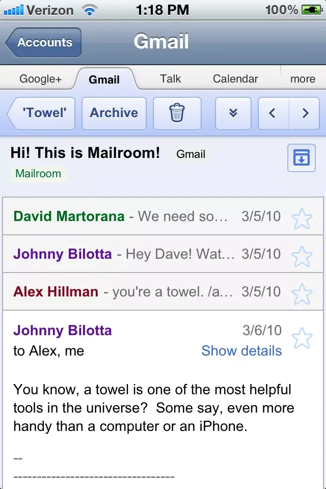 Mailroom - Gmail and Google Apps Mail Client Ekran Görüntüleri