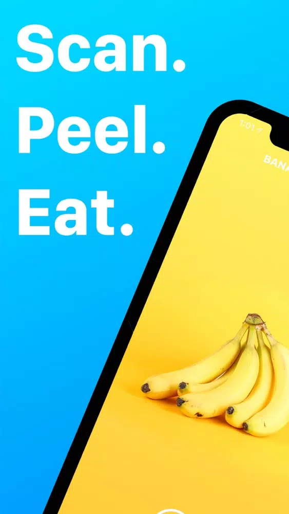 Tangkapan layar Banana - Scan. Peel. Eat.