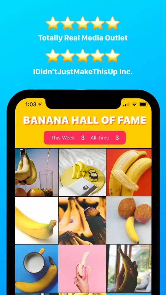 Tangkapan layar Banana - Scan. Peel. Eat.