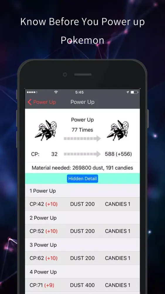 Poke Assistant - Ev & IVs Calculator for Pokemon GO स्क्रीनशॉट