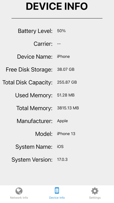 Phone Analyzer Ekran Görüntüleri