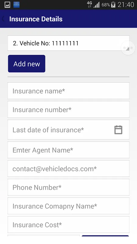 DOCS Screenshots
