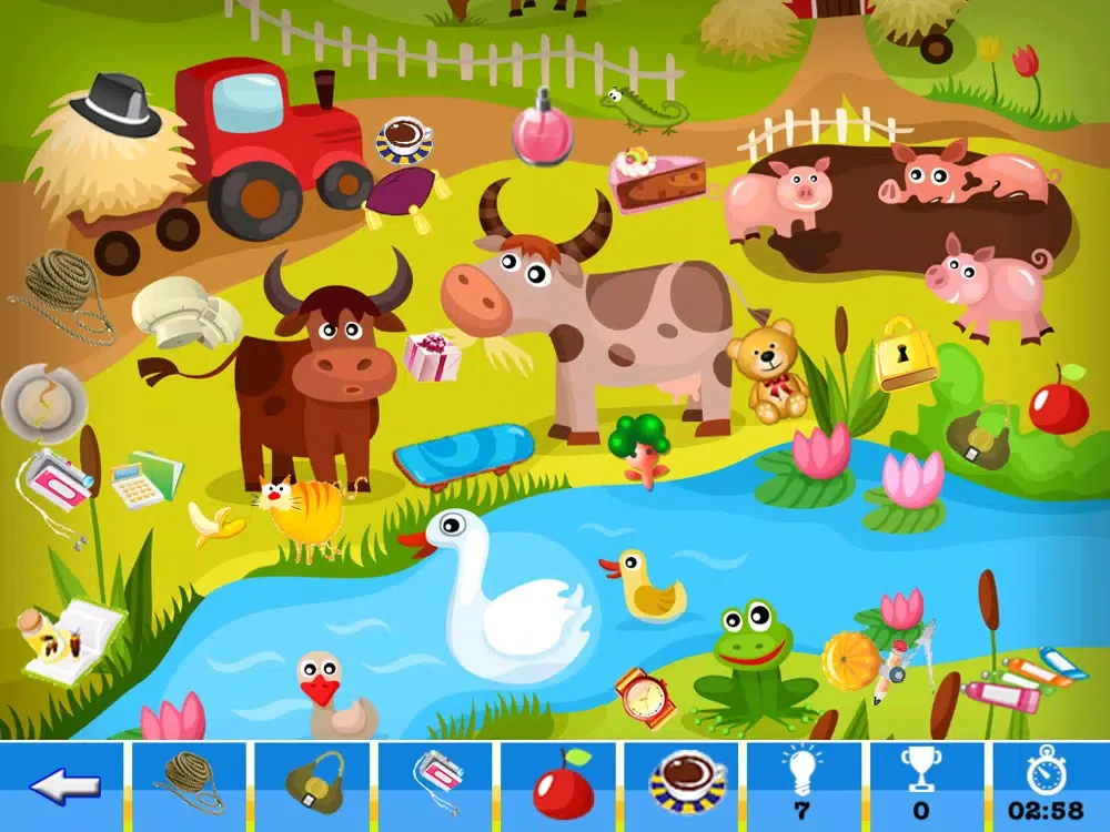 Cartoon Time Hidden Object iPad 应用截图