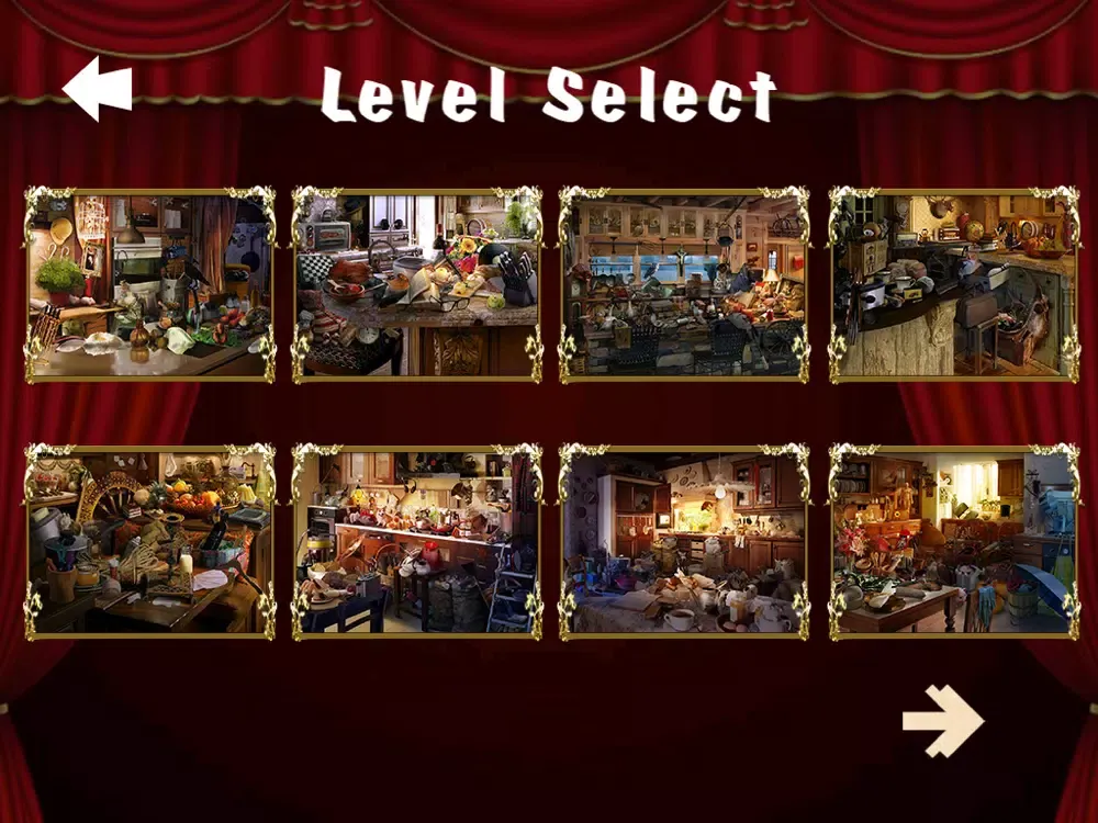 Celebrity Kitchen Hidden Objects iPad 应用截图