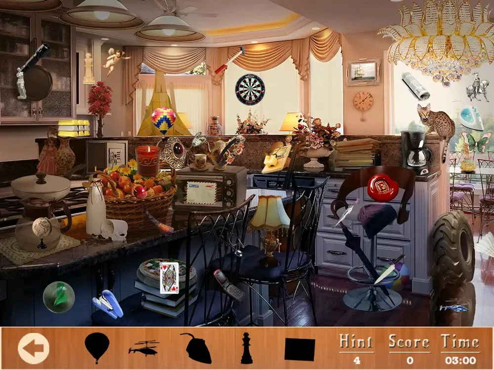 Celebrity Kitchen Hidden Objects iPad 应用截图