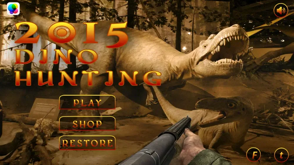 Tangkapan layar Dino Hunting 2015 : The Sniper Shooting Game Pro Game