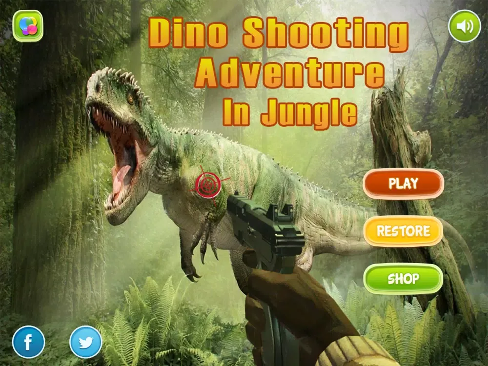 Dino Shooting Adventure In Jungle iPad  Screenshots