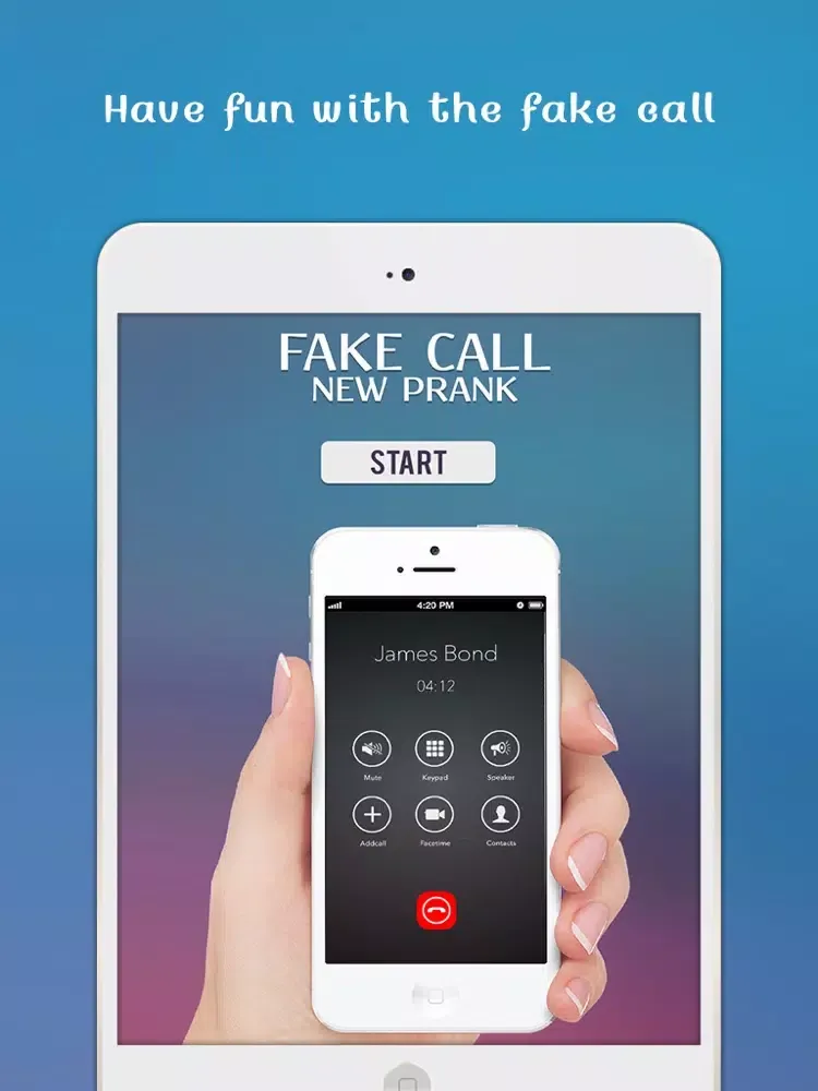 Tangkapan layar Smart Fake Call Pro : Celebrity call on demand iPad 