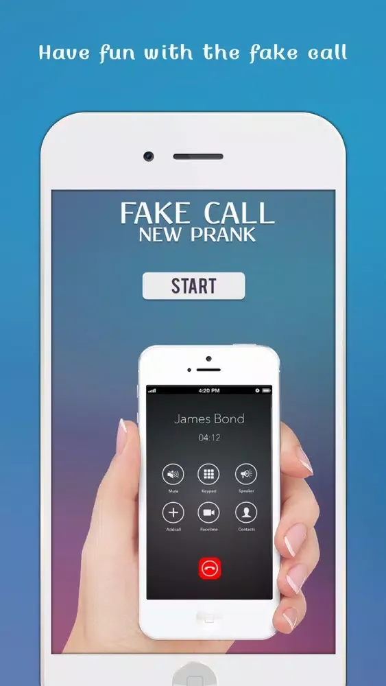 Tangkapan layar Smart Fake Call Pro : Celebrity call on demand
