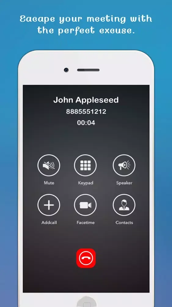 Tangkapan layar Smart Fake Call Pro : Celebrity call on demand