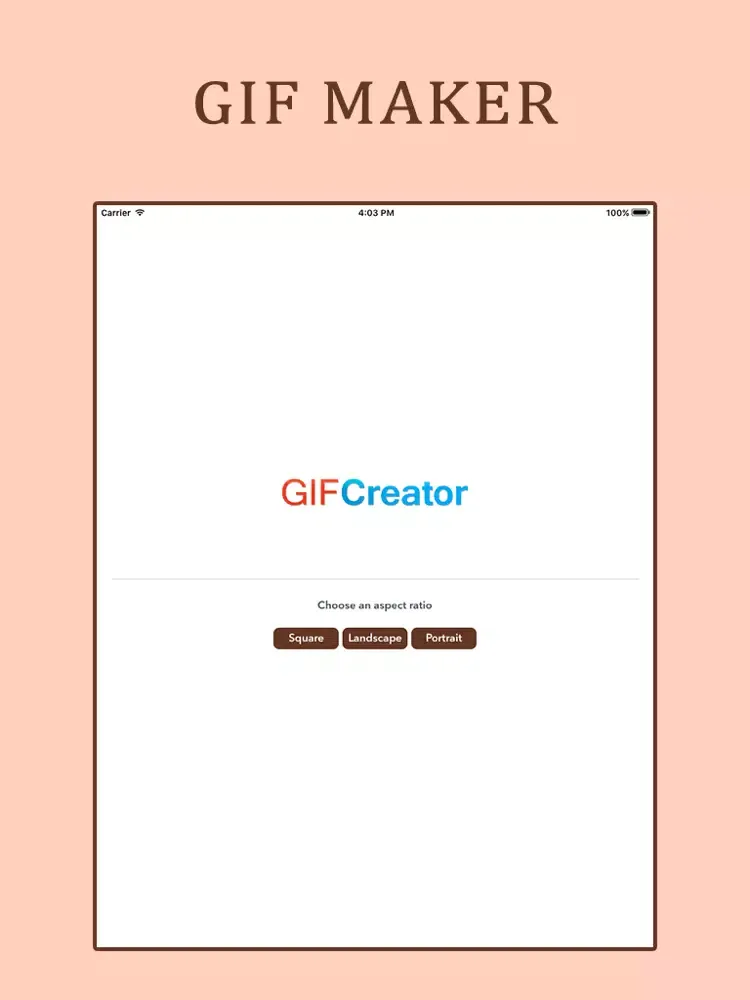 GIF Creator : Free Gif Maker Photo to Gif iPad Screenshots