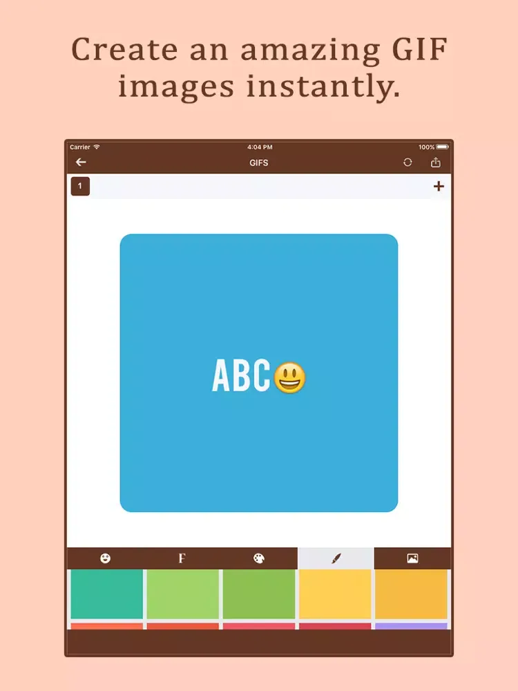GIF Creator : Free Gif Maker Photo to Gif iPad Screenshots