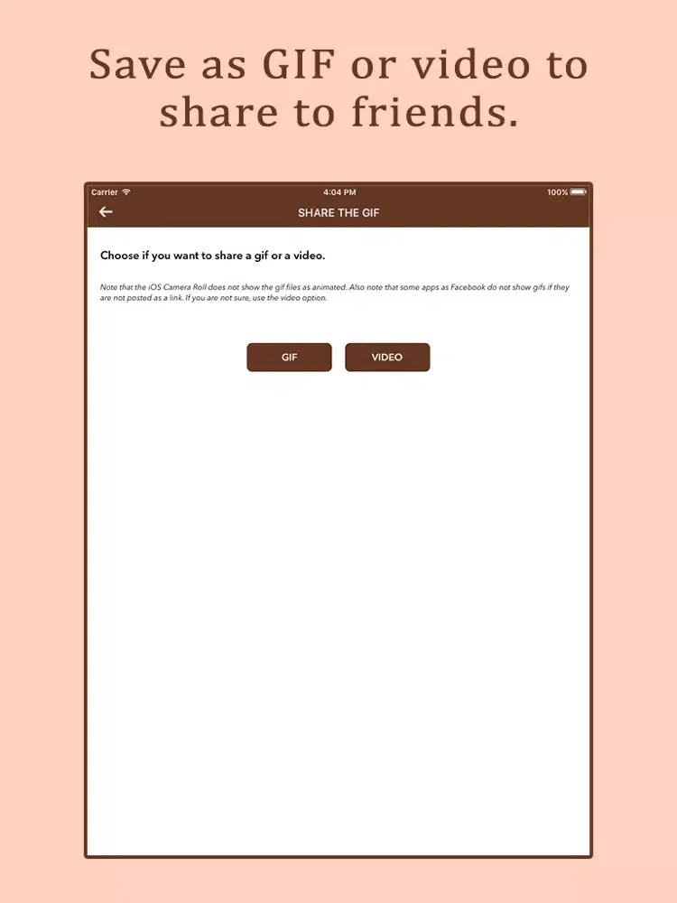 GIF Creator : Free Gif Maker Photo to Gif iPad Screenshots