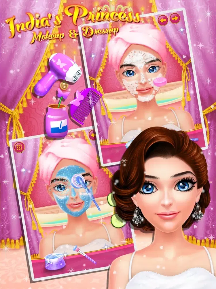 صور India's Princess Makeup & Dressup iPad 