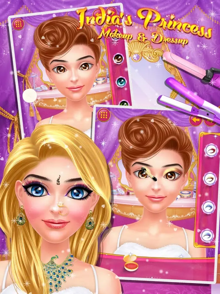 صور India's Princess Makeup & Dressup iPad 