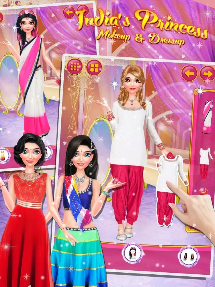 صور India's Princess Makeup & Dressup iPad 