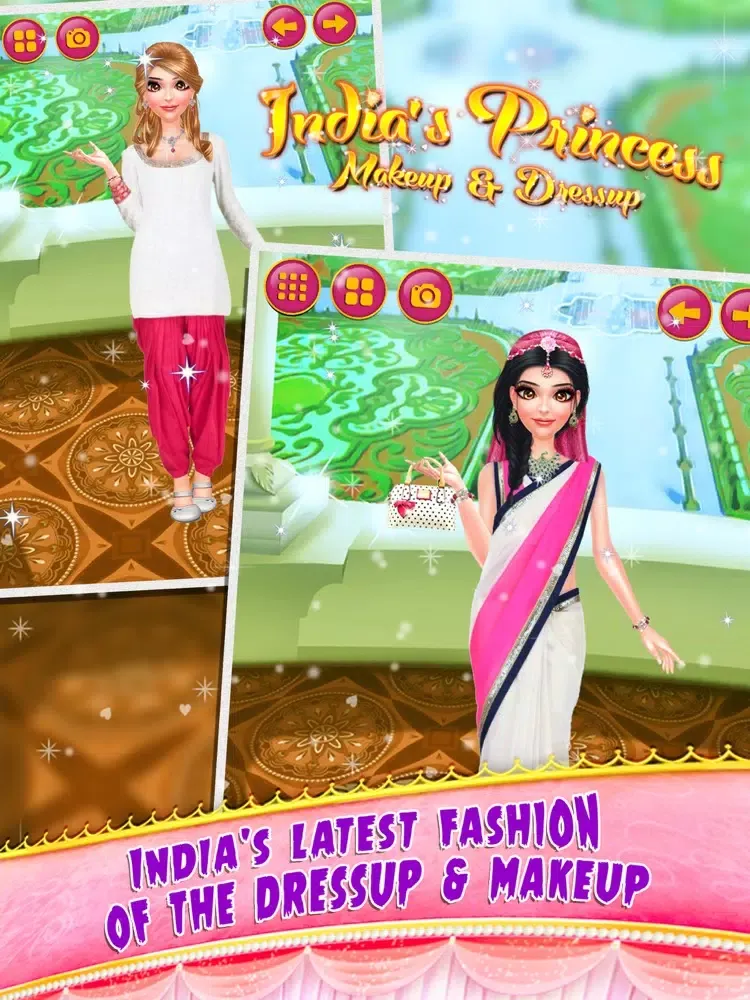 صور India's Princess Makeup & Dressup iPad 