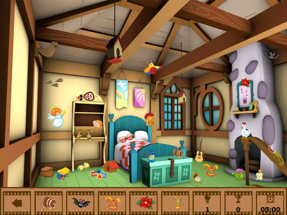 Tangkapan skrin Hidden Objects : Inside The House iPad 