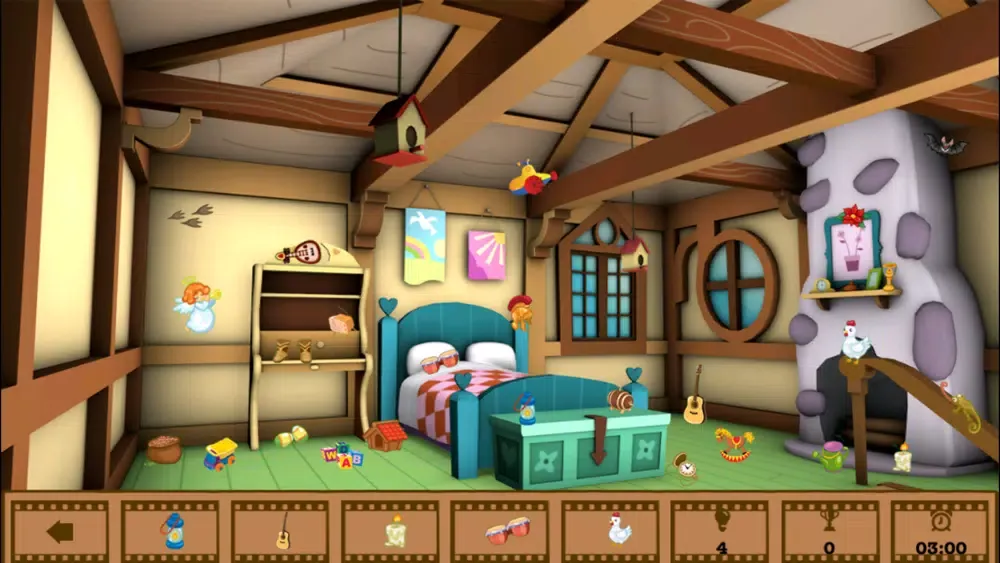 Tangkapan skrin Hidden Objects : Inside The House
