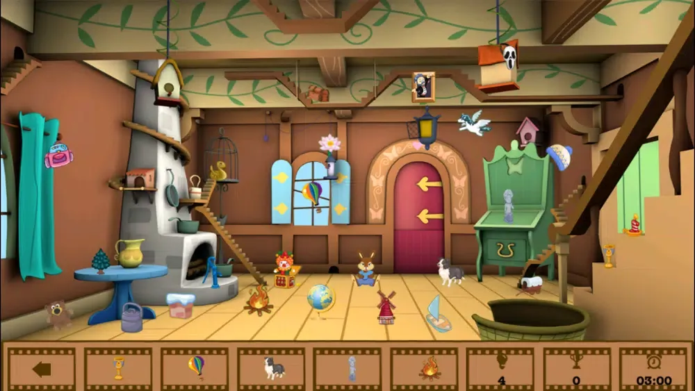Tangkapan skrin Hidden Objects : Inside The House