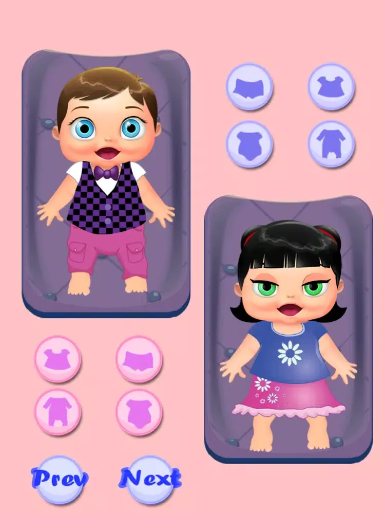 New Born Baby Boy & Girls Twins iPad 應用截圖