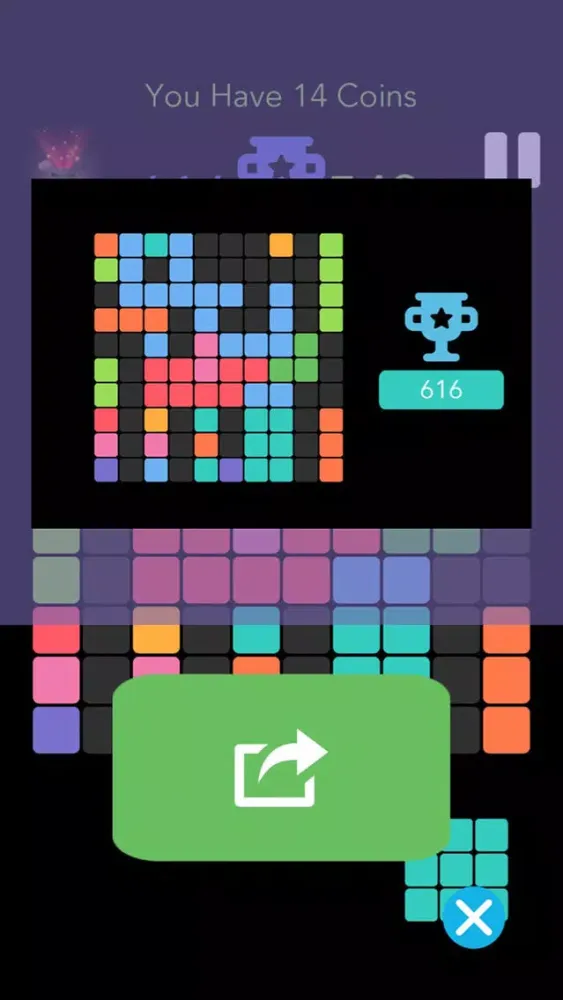 Tangkapan skrin Super Block - 100 & 1010 Blocks Puzzle Free Game
