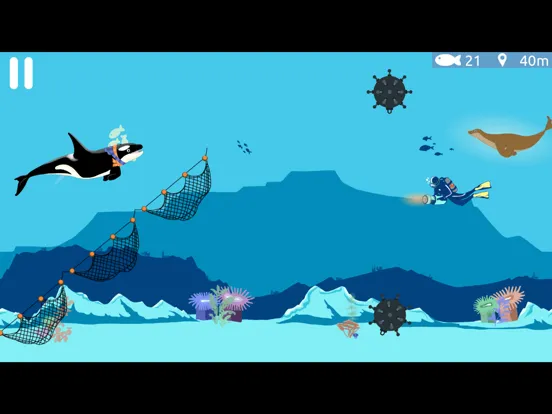 OrcinUS: Orca Pod Rescue iPad  Screenshots