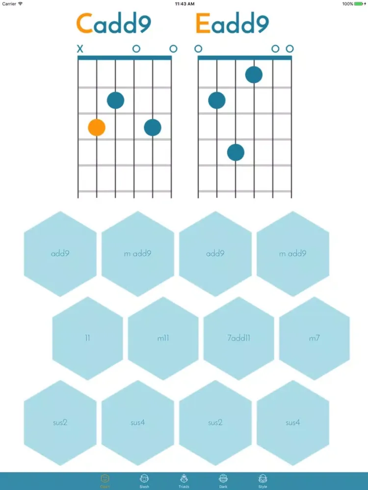 Ảnh chụp màn hình của Chool - Guitar Chords iPad 