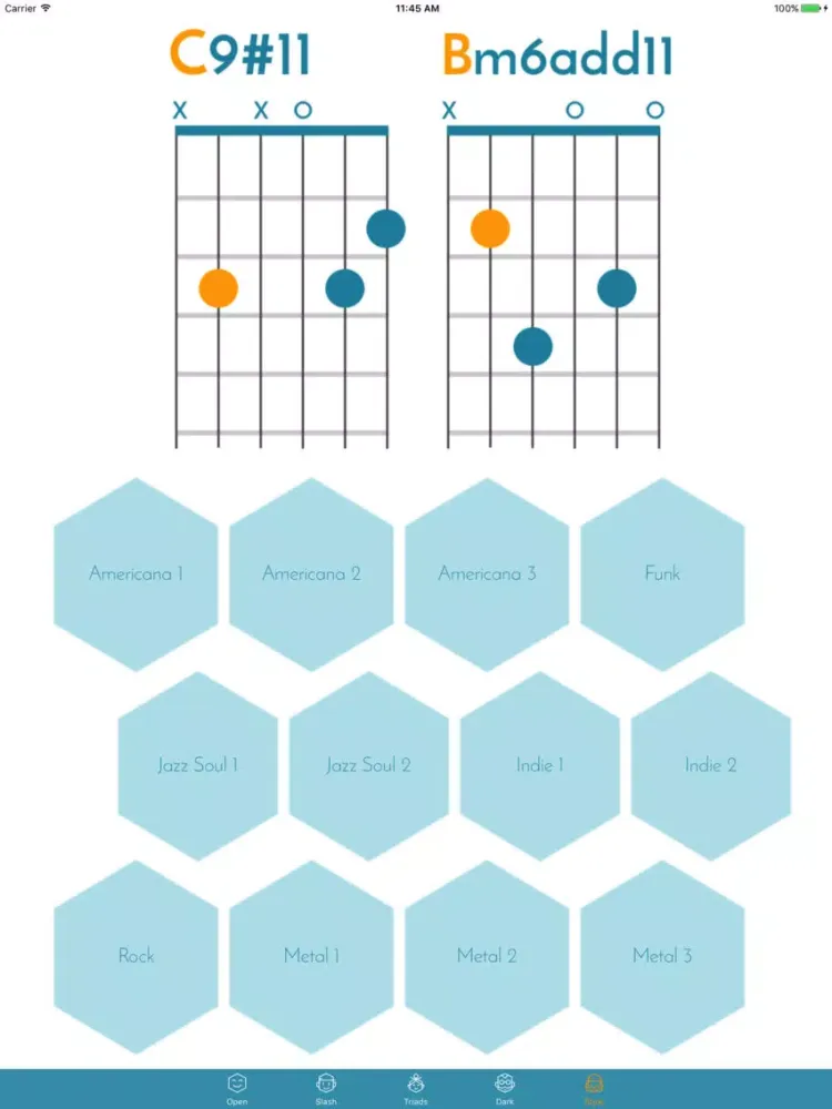 Ảnh chụp màn hình của Chool - Guitar Chords iPad 