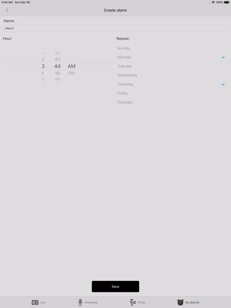 Radio Calm - Classical Music iPad  स्क्रीनशॉट