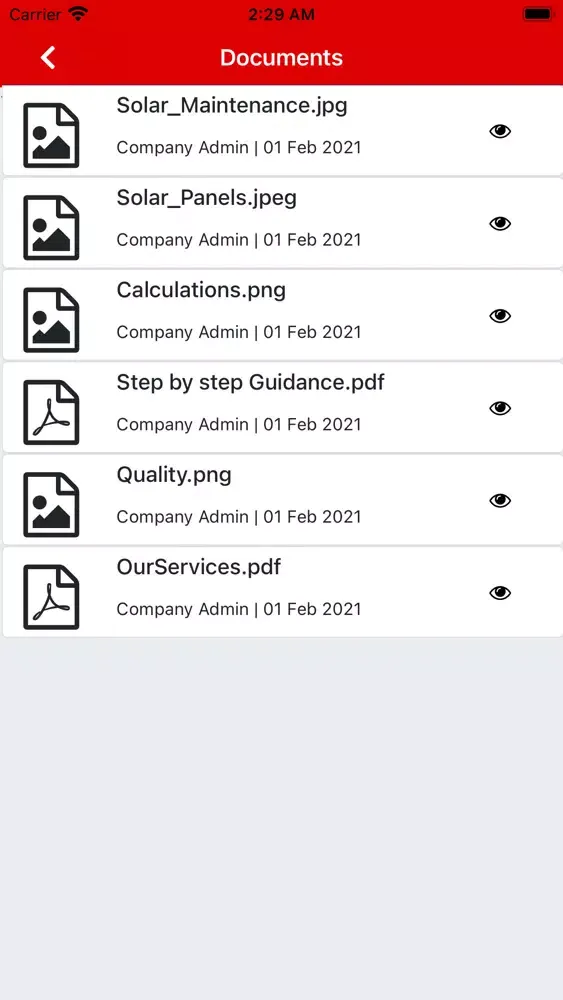 David Bange Roofing Screenshots