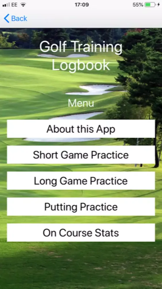 Golf Training Logbook Ekran Görüntüleri