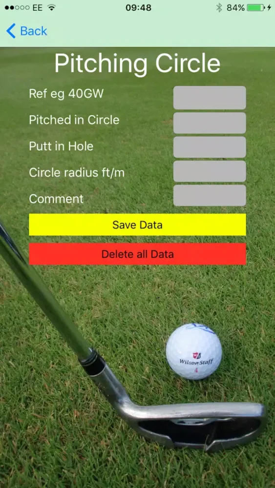Golf Training Logbook Ekran Görüntüleri
