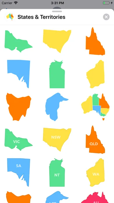 Aussie State Sticker Pack应用截图