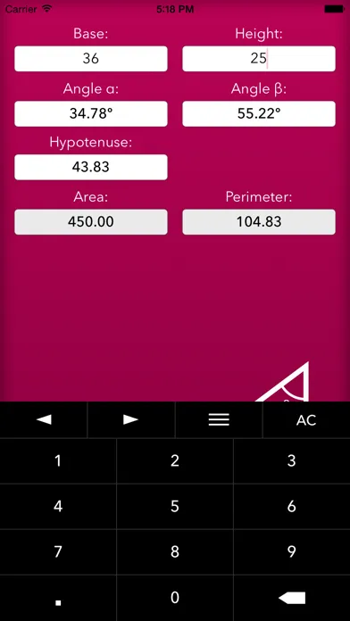 Zrzuty ekranu Trigonometry Help