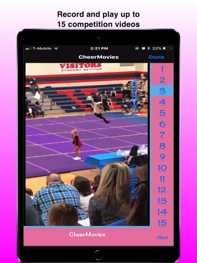 CheerMovies iPad  Screenshots
