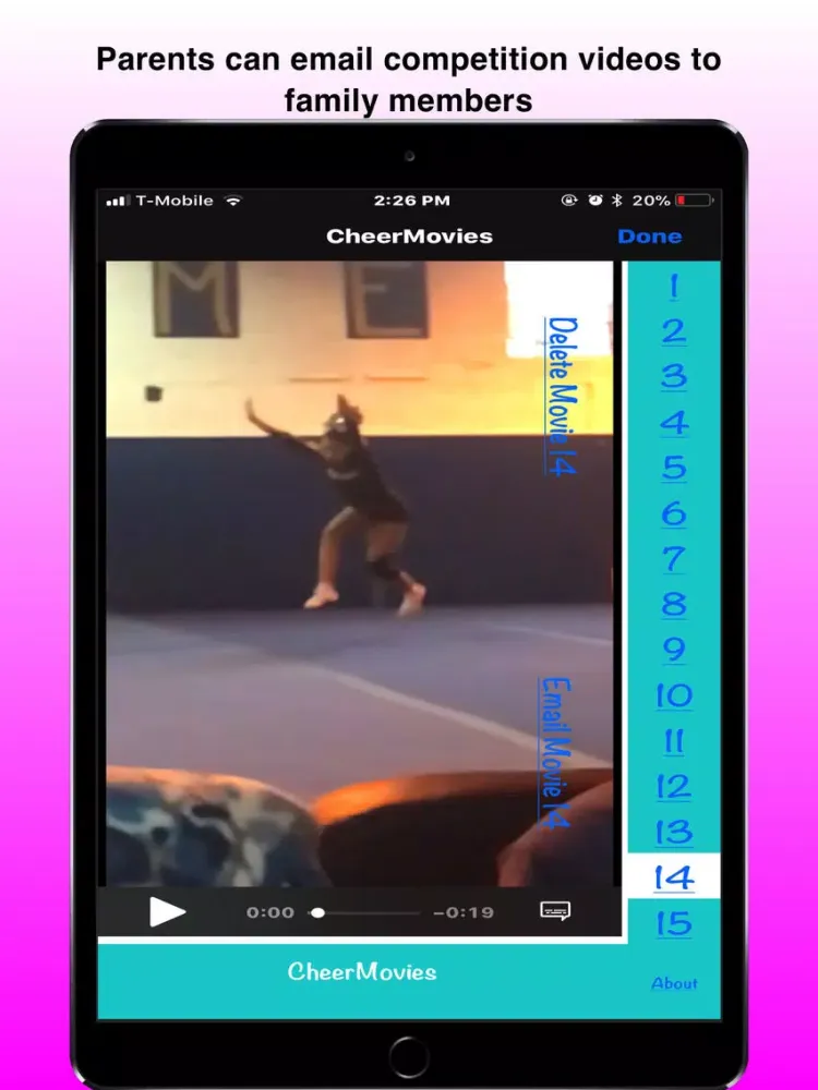 CheerMovies iPad  Screenshots