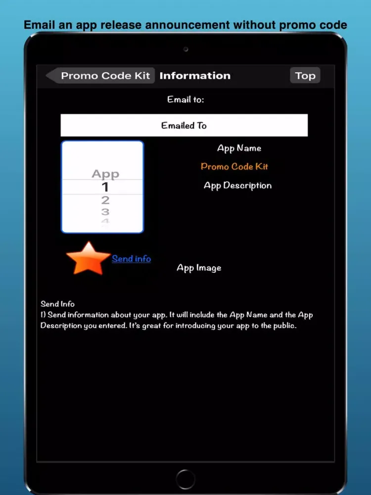 Promo Code Kit iPad  Ekran Görüntüleri