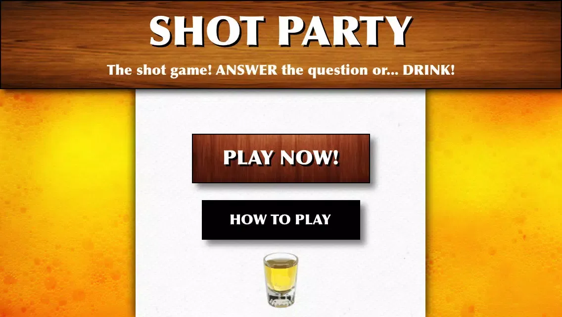 Tangkapan layar Shot party - The social drinking game