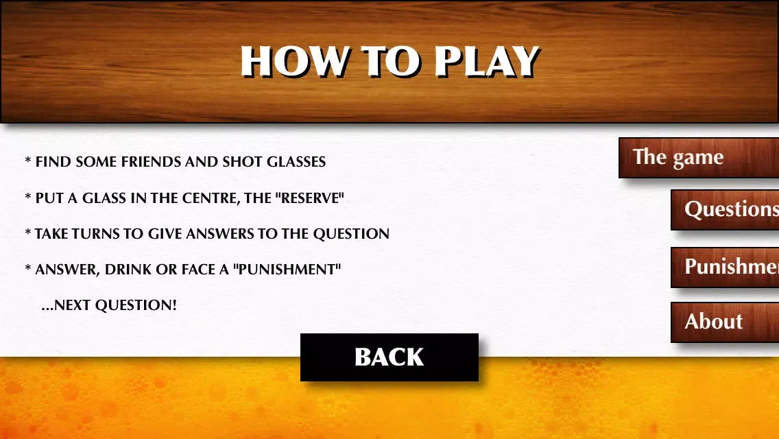 Tangkapan layar Shot party - The social drinking game