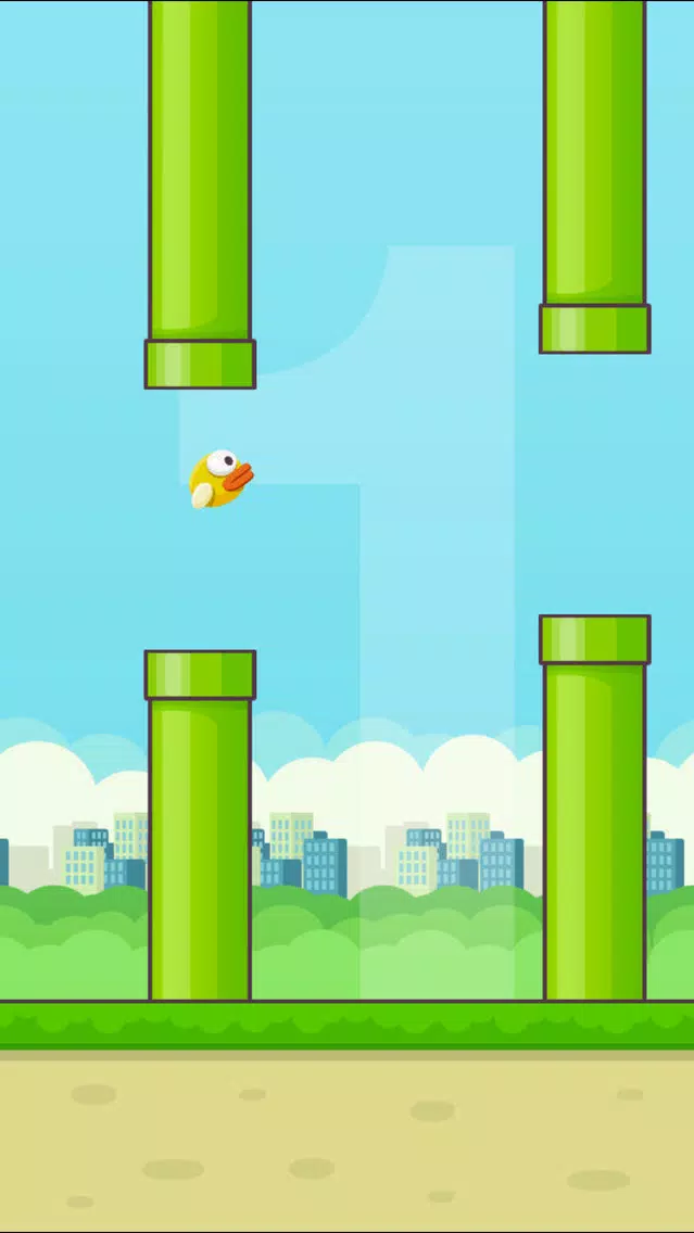 ภาพหน้าจอของ Flap Bird .