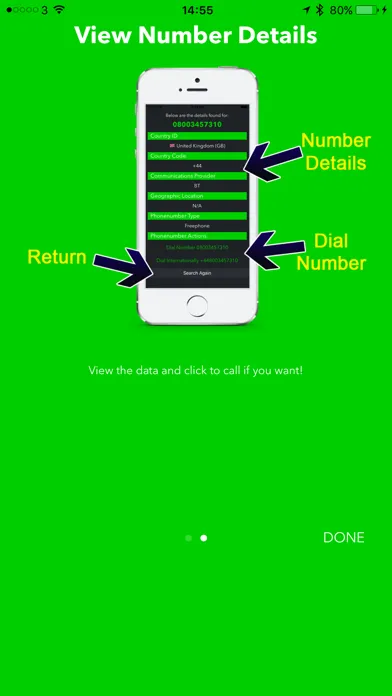 Telephone Number Checker Screenshots