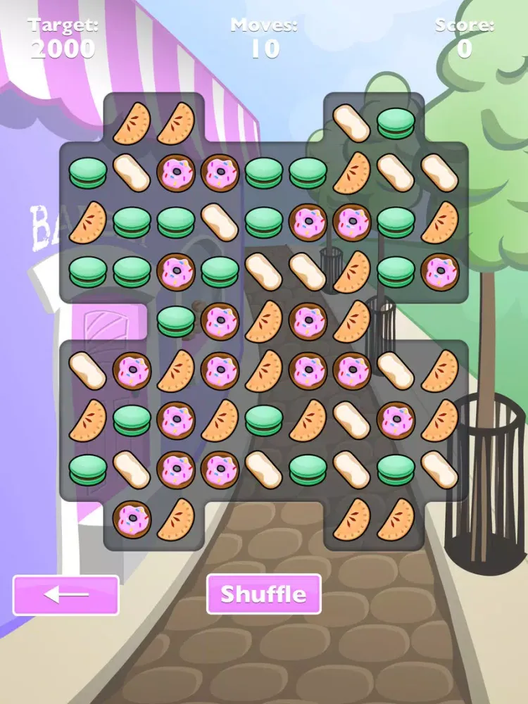 Tangkapan skrin Candy Swift - The Best 3 Match Puzzle Game iPad 