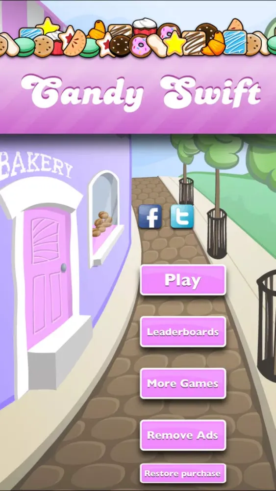 Tangkapan skrin Candy Swift - The Best 3 Match Puzzle Game