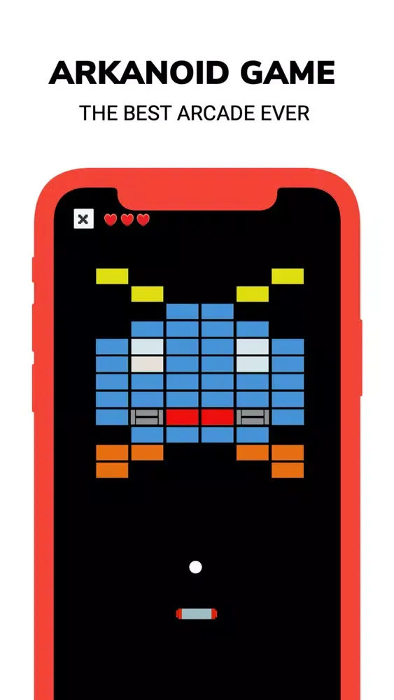 Capturas de tela do Brick Time Arkanoid
