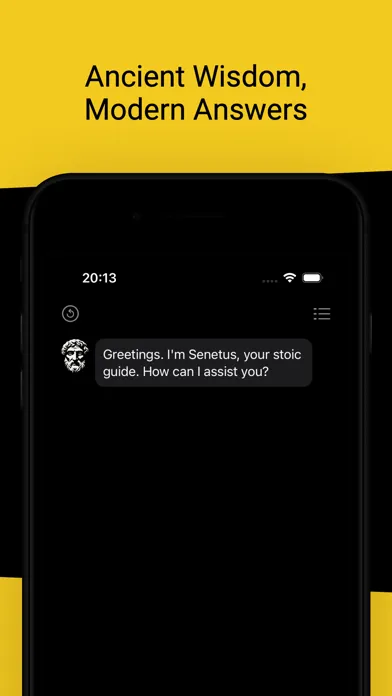 ภาพหน้าจอของ Senetus, your stoic guide